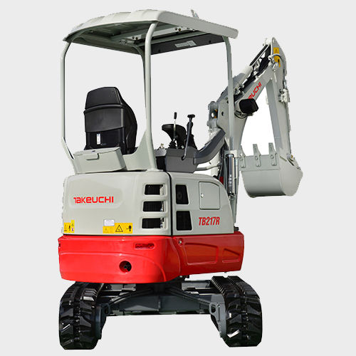 Miniescavadeira - TB217R - TAKEUCHI - de esteiras / a diesel / para construção civil