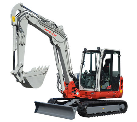 Miniescavadeira - TB370 - TAKEUCHI - de esteiras / a diesel / compacta