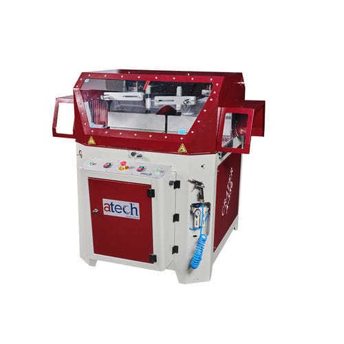Serra de esquadria - A-550 - ATECH MACHINE - horizontal / vertical / para alumínio