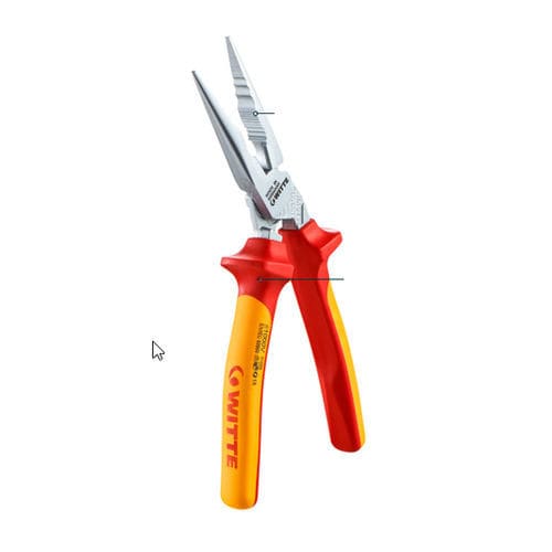 Alicate de pontas finas - 31500 - KIRCHHOFF WITTE GmbH - para cabos / de pontas compridas / isolado