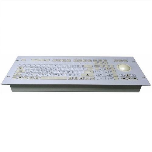 Teclado embutido - CK-ME483188-50TB - Clickin Industrial Co., Ltd. - de membrana / com trackball / com mouse