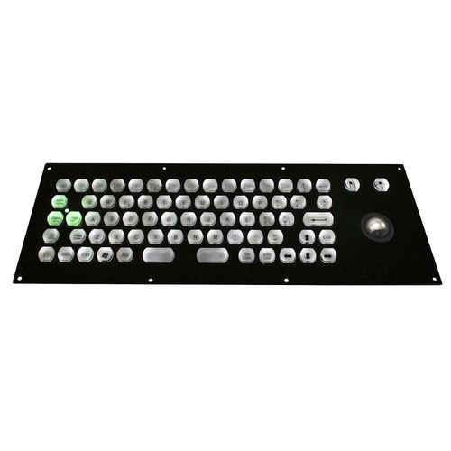 Teclado embutido - CK-KB373132-25TBPKKL - Clickin Industrial Co., Ltd. - com microinterruptores / com trackball / com mouse