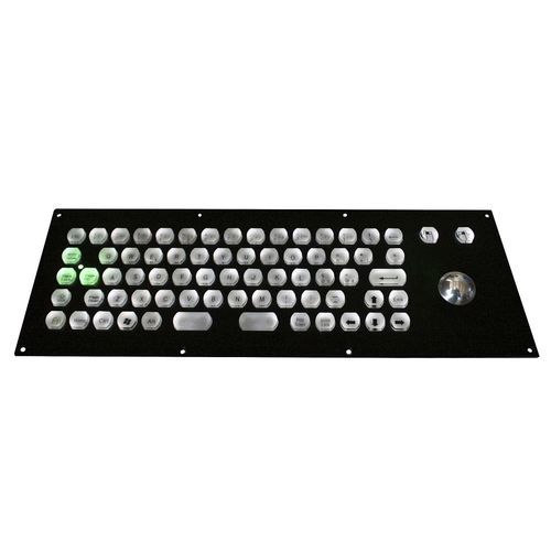 Teclado embutido - CK-KB373132-38TBPKKL - Clickin Industrial Co., Ltd. - com microinterruptores / com trackball / com mouse