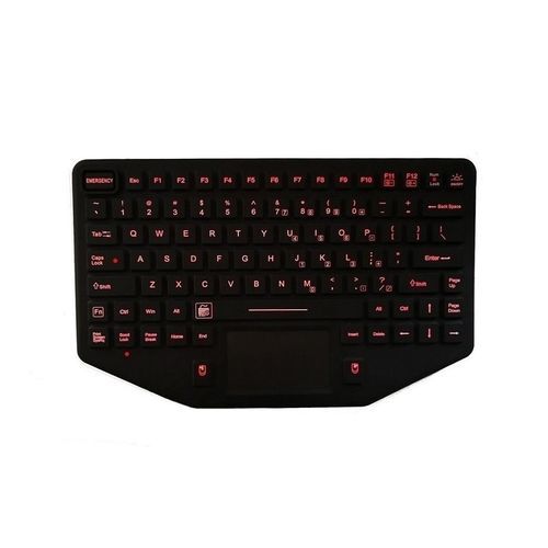 Teclado para montagem em rack - CK-KB282177-TPSI - Clickin Industrial Co., Ltd. - contacto carbono / com touchpad / com mouse
