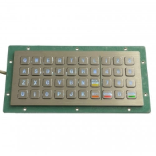 Teclado embutido - CK-KB211108-BL - Clickin Industrial Co., Ltd. - com teclas mecânicas / em aço inoxidável / resistente a impactos