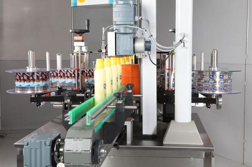 Rotuladora automática - Geset 300 - Weber Marking Systems - para garrafas / rotativa / com dupla face