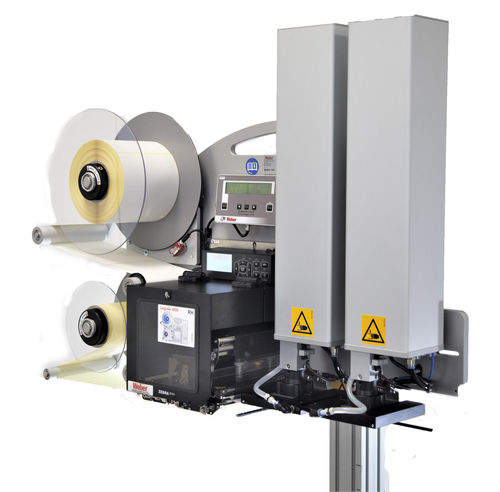 Máquina de impressão-aplicação de etiquetas de transferência térmica - LA4050B  - Weber Marking Systems - para etiquetas / para papelão / para embalagens