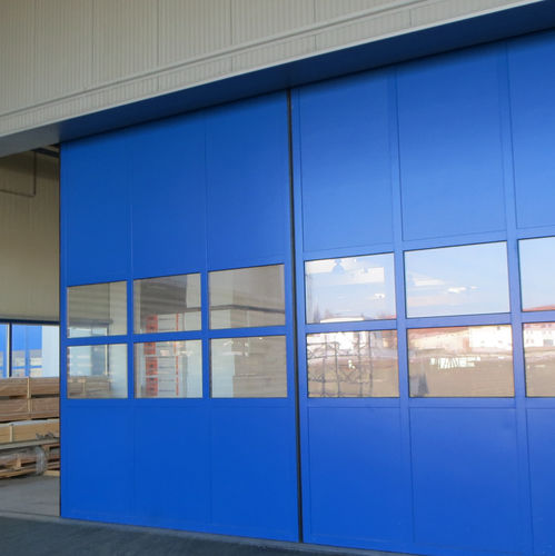 Porta de correr - ROBUST AL602S - Schneider Torsysteme Gesellschaft m.b.H - de alumínio / em vidro / com vidro