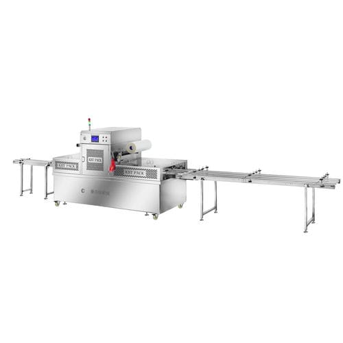 Seladora de bandejas MAP - KBT-550 - Shandong Kangbeite Food Packaging Machinery Co., Ltd. - automática / para a indústria alimentícia / para tabuleiros