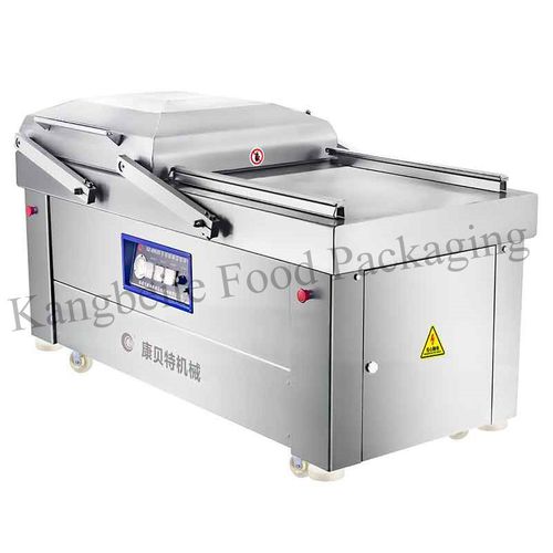 Máquina embaladora a vácuo - DZ600/2S - Shandong Kangbeite Food Packaging Machinery Co., Ltd. - semiautomática / de câmara dupla / para produtos alimentares