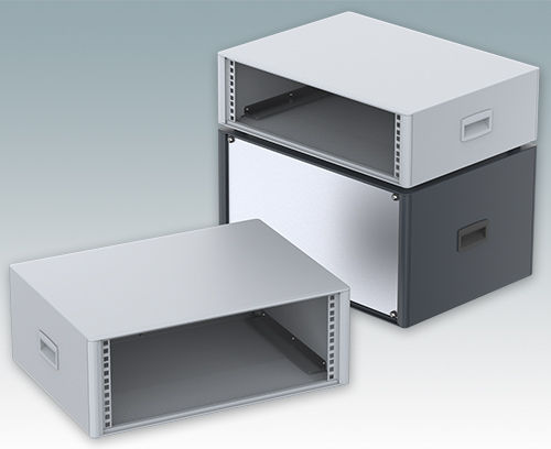 Caixa de montagem rack de 19" - Technomet - Metcase - retangular / modular / em alumínio