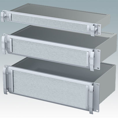 Caixa de montagem rack de 19" - Mettec - Metcase - retangular / modular / em alumínio