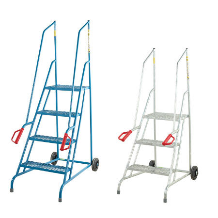 Escada em aço - Ancostorage - articulada / móvel / para armazém