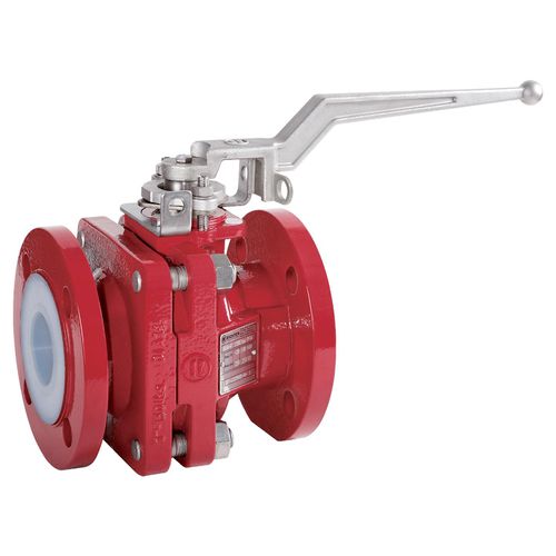 Válvula de esfera - BVA series - Richter Chemie Technik - manual / flangeada / 1 peça