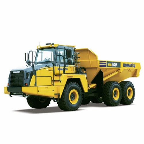 Caminhão de transporte - HM300-5 - Komatsu Construction and Mining Equipment - com 3 eixos / para terrenos acidentados