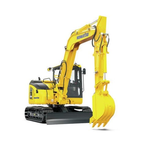Miniescavadeira - PC88MR-11 - Komatsu Construction and Mining Equipment - de esteiras / a diesel / para construção civil