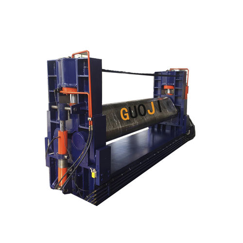 Calandra de 3 rolos - GJW11Y-30X3000 - Nantong Guoji Machinery Equipment Co.,Ltd. - hidráulica / automática / com painel de controle móvel