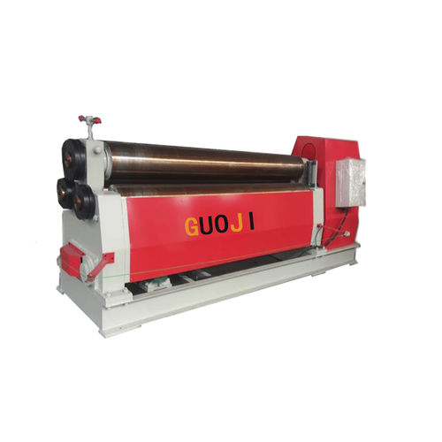 Calandra de 3 rolos - GJW11-12X2000 - Nantong Guoji Machinery Equipment Co.,Ltd. - elétrica