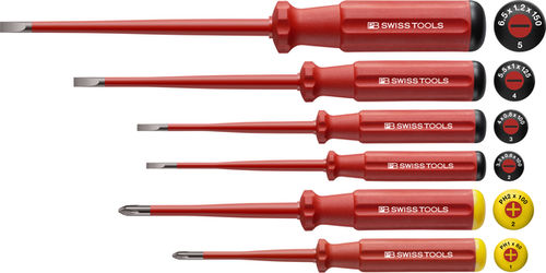 Chave de parafusos de fenda - PB 5542 SL - PB Swiss Tools ( Shanghai) Trading Co.,Ltd - Phillips / isolada / em aço