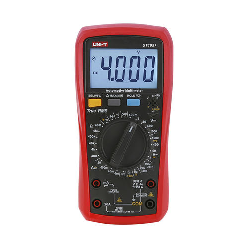 Multímetro digital - UT105+ - UNI-TREND TECHNOLOGY (CHINA) CO., LTD. - portátil / 1000 V / 10 A