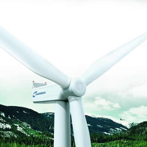 Turbina eólica com redutor planetário - N117/3600 - Nordex Energy - de velocidade variável