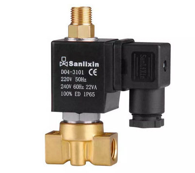 Válvula solenoide de ação direta - SLV - SANLIXIN SOLENOID VALVE CO., LTD - 3/2 vias / normalmente aberta / normalmente fechada