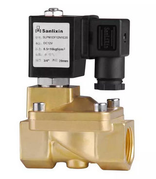 Válvula solenoide de ação direta - SLPM  - SANLIXIN SOLENOID VALVE CO., LTD - de 2/2 vias / normalmente fechada / para ar