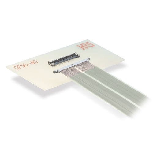 Conector de dados - DF56 Series - Hirose Electric Europe B.V. - microcoaxial / SMT / cabo-placa