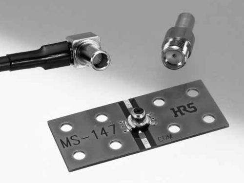 Interruptor unipolar - MS-147 series - Hirose Electric Europe B.V. - de inserção / RF / CC