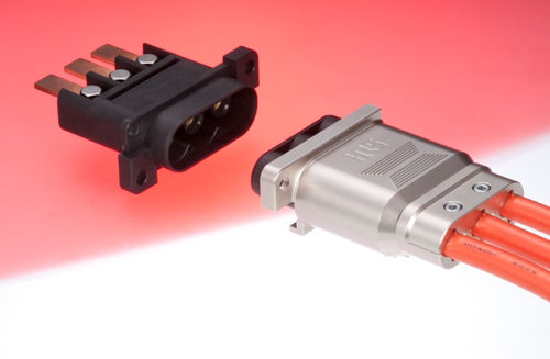 Conector de dados - EV1 Series - Hirose Electric Europe B.V. - retangular / de parafuso / com bloqueio