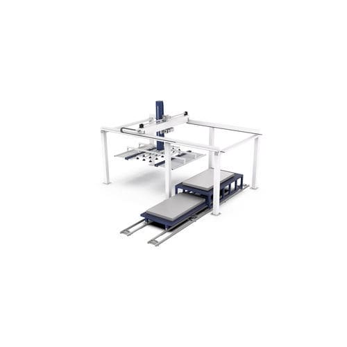 Sistema de carga e descarga para placas - ALG - HSG LASER CO.,LTD - para aplicações de corte / automático