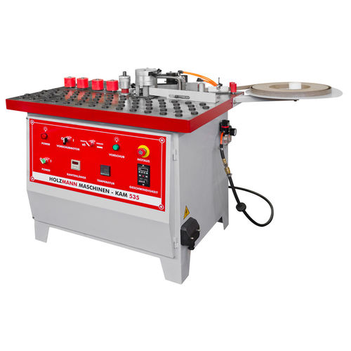 Coladeira de borda semiautomática - KAM535 - Holzmann Maschinen GmbH - para madeira / com aplicador de cola