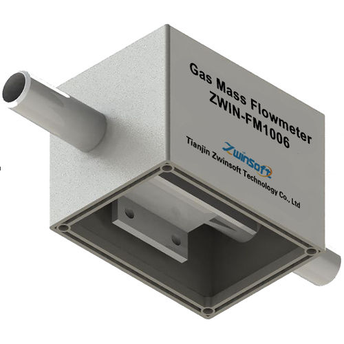 Medidor de vazão térmico - ZWIN-FM1006 - Tianjin Zwinsoft Technology Co.,Ltd. - de massa / para gás / em linha