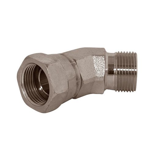 Adaptador hidráulico industrial - 7303 series - Hydroscand - com rosca / de aço / cotovelo