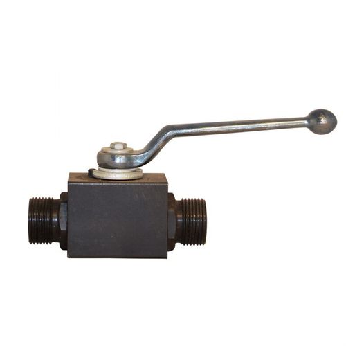 Válvula de esfera - 8034 series - Hydroscand - de alavanca / em aço / de 2 vias