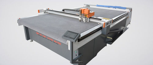 Máquina de corte com faca - OMNI CNC Technology Co.,Ltd - com saca-bocados / para plásticos / para madeira