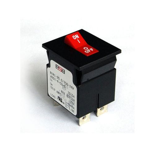 Disjuntor hidráulico-magnético - B1 2P series - ZHEJIANG BSB ELECTRICAL APPLIANCES CO.,LTD - de rearme manual / para distribuição elétrica / para aplicações ferroviárias