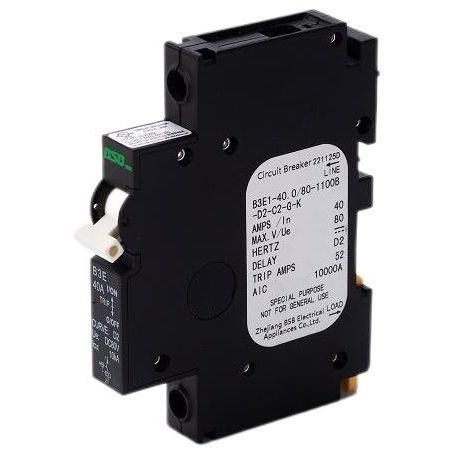 Disjuntor hidráulico-magnético - B3E Series - ZHEJIANG BSB ELECTRICAL APPLIANCES CO.,LTD - CA / CC / de rearme manual