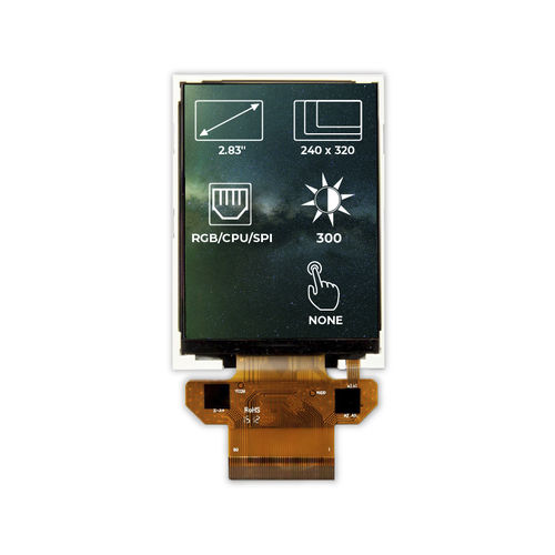 Módulo de visualização TFT - RVT28AETNWN00 - Riverdi - 320 x 240 / industrial