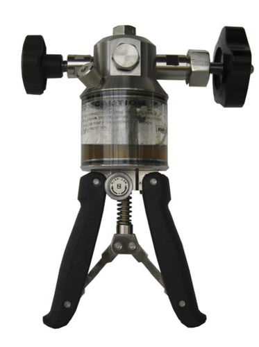 Bomba de calibração hidráulica - HHP series  - Nagman Instruments & Electronics (P) Ltd. - manual / de alta pressão