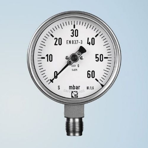 Manômetro com mostrador analógico - KU 160 - Schmierer GmbH - com rosca / G 1/2 / BSP 1/2