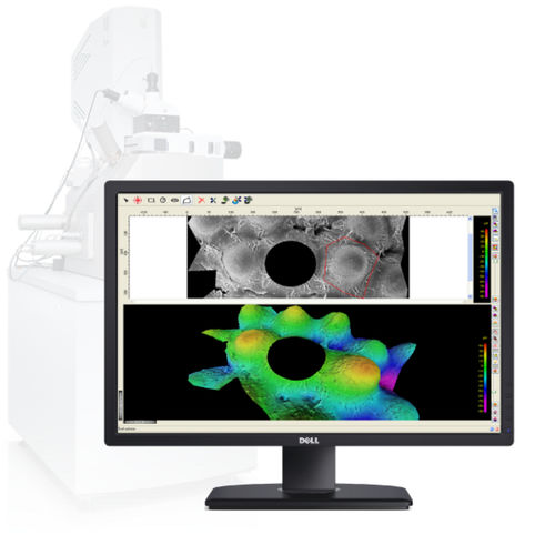 Software de imagens digitais - MeX  - Bruker Alicona - de metrologia / de medição / SEM