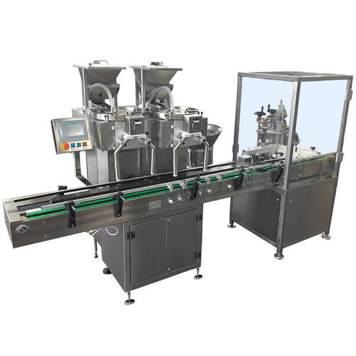 Contadora-tampadora para engarrafamento - ACL 3000 D - MultiGel Srl - para cápsulas / para comprimidos / de enchimento
