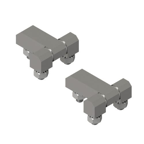Dobradiça invisível - 600 series - Martin Levelling Components - em aço inoxidável / de parafusar / para serviços pesados