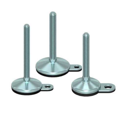Pé de máquina - 25850/F - Martin Levelling Components - em aço galvanizado / de nivelamento / articulado