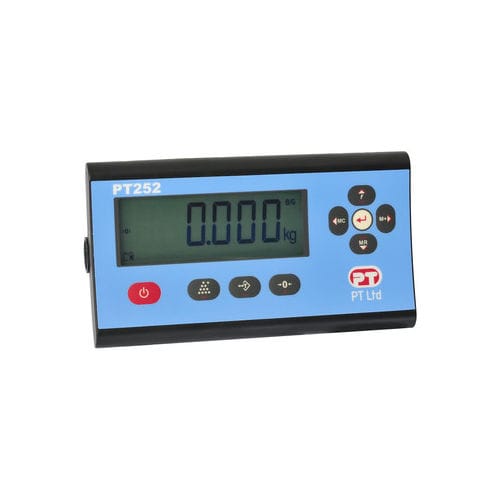 Indicador de peso com display LCD - PT252 series - PT Limited - de bancada / embutido / de parede