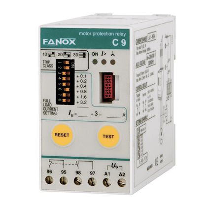 Relé de sobrecarga - C Series - FANOX ELECTRONIC - de falta de fase / para motor elétrico / para montagem em painel