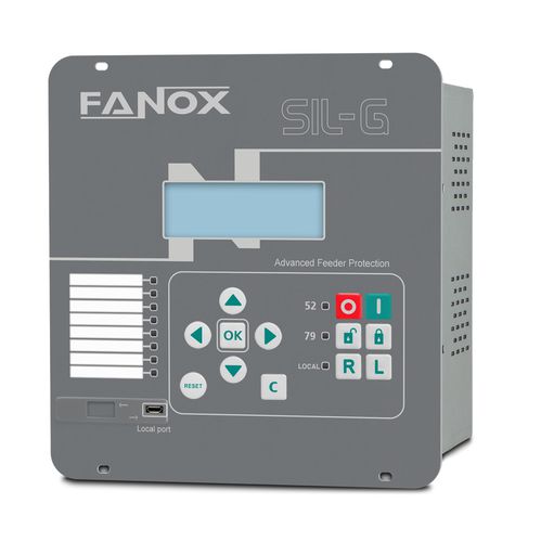 Relé de proteção para alimentador - SIL-G - FANOX ELECTRONIC - de tensão / de corrente / de potência