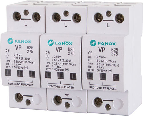 Relé de proteção de sobretensão - VP series - FANOX ELECTRONIC - CA / para linha elétrica aérea / para trilho DIN