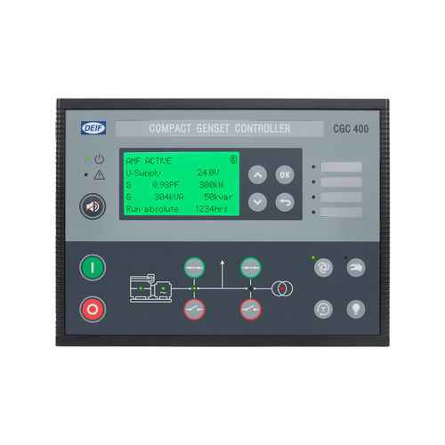 Controlador para grupo gerador de energia automático - CGC 400 - DEIF - de controle automático do setor / manual